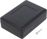 Enclosure box Z23, ABS, black, 84x59x30mm, KRADEX