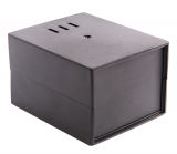 Кутия Z-3A, полистирен, черна 110x89x68mm