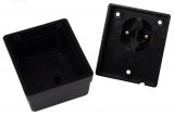 Enclosure box KM-48 ABS 70x50x34 black - 2 - Vikiwat Enclosure box KM-48 ABS 70x50x34 black - 2
