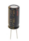Кондензатор електролитен 1500uF, 6.3V, THT, Ф10x20mm