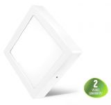 Surface LED panel, 12W, squаre, 230VAC, 910lm, 3000K, warm white, 170x170mm, BP04-31200