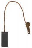 Четка въглено-графитна, SG-31-014-88, 18x6x8mm, централен извод тип перо 2.8 mm за кабелна обувка