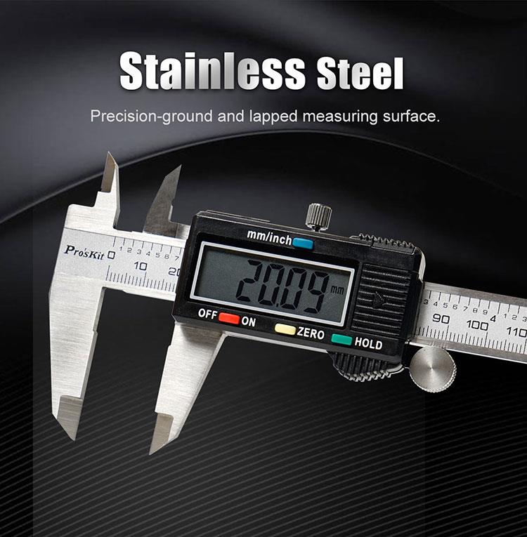 Caliper, digital, PD-151, 0-150mm, PRO'S KIT