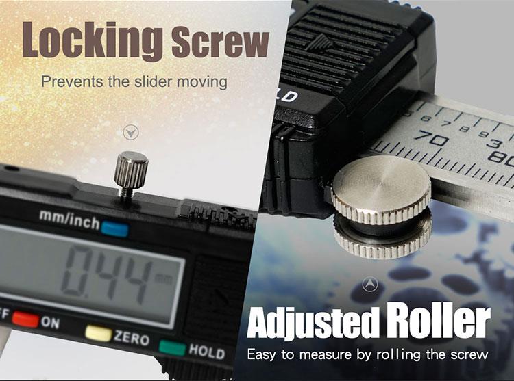 Caliper, digital, PD-151, 0-150mm, PRO'S KIT