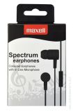 Stereo earphones MAXELL spectrum, 3.5mm stereo jack