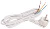 Power cable 3x0.75 mm 2m white