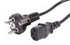 Power cord 3m, 3x0.75mm, 250VAC, 10A, black - 2