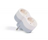 Power Outllet Strip Without Cable, 250 VAC, 16 A, white, double - 1 - Vikiwat Power Outllet Strip Without Cable, 250 VAC, 16 A, white, double - 1