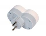 Power Outllet Strip Without Cable, 250 VAC, 16 A, white, double - 3 - Vikiwat Power Outllet Strip Without Cable, 250 VAC, 16 A, white, double - 3