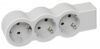 3-way power outlet, 694573, 16A, 230VAC, 3680W, white, no - 2