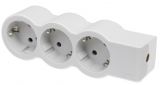 Power strip without cable 3 sockets, 16A, 230V, white, LEGRAND 694573