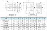 Контактор, трифазен, бобина 220VАC, 3PST - 3NO, 18A, CJX2-D18, NO - 2 - Викиват Контактор, трифазен, бобина 220VАC, 3PST - 3NO, 18A, CJX2-D18, NO - 2