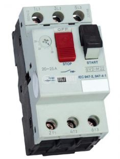 Motor circuit breaker DZ518 17 to 23A without auxiliary contact
