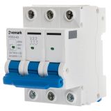 Предпазител, автоматичен, триполюсен, 3x16A, C крива, DIN шина, ADB3-63/16/3P, VEMARK