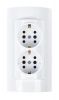 Power Electrical Socket, single phase, 250 VAC, 16 A, double, white - 4