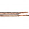 Cable, instalation, 2x0.50mm2, copper, flexible, transparent, H03VH-H
