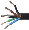 Cable, instalation, 5х1.5mm2, copper, flexible, black, HO5RR-F
