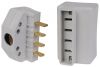Electrical Plug + socket, 3 x 32 A, 380VAC, three phase
