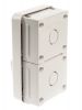 Electric switch for boilers, 1switch+1plug, 16A , 250VAC, built in mounting, with light indication - 2