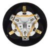 Triple socket outlet 16A 230VAC 3500W hidden mounting, bipolar - 3