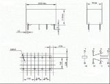 Реле електромагнитно бобина, JRC-19F, 9VDC 125VAC/1A DPDT - 2NO+2NC - 3 - Викиват Реле електромагнитно бобина, JRC-19F, 9VDC 125VAC/1A DPDT - 2NO+2NC - 3