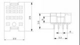 Цокъл реле PY14A, 300 VAC, 10 A, 14pin - 2 - Викиват Цокъл реле PY14A, 300 VAC, 10 A, 14pin - 2
