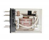 Електромагнитно реле, MY2, 24VDC 250VAC/5A DPDT 2NO+2NC - 2 - Викиват Електромагнитно реле, MY2, 24VDC 250VAC/5A DPDT 2NO+2NC - 2