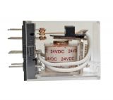 Електромагнитно реле бобина 24VDC 250VAC/5A 3PDT 3NO+3NC MY3 - 2 - Викиват Електромагнитно реле бобина 24VDC 250VAC/5A 3PDT 3NO+3NC MY3 - 2