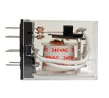 Електромагнитно реле бобина 240VAC 250VAC/5A 3PDT 3NO+3NC MY3 - 2 - Викиват Електромагнитно реле бобина 240VAC 250VAC/5A 3PDT 3NO+3NC MY3 - 2
