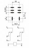 Електромагнитно реле универсално бобина 12VDC 250VAC/10A DPDT - 2NO+2NC LY2 - 3 - Викиват Електромагнитно реле универсално бобина 12VDC 250VAC/10A DPDT - 2NO+2NC LY2 - 3