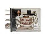 Електромагнитно реле универсално бобина 24VDC 250VAC/10A 2PDT - 2NO+2NC LY2 - 2 - Викиват Електромагнитно реле универсално бобина 24VDC 250VAC/10A 2PDT - 2NO+2NC LY2 - 2