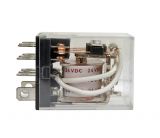 Електромагнитно реле универсално бобина 24VDC 250VAC/10A 3PDT - 3NO+3NC LY3 - 2 - Викиват Електромагнитно реле универсално бобина 24VDC 250VAC/10A 3PDT - 3NO+3NC LY3 - 2