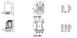 Реле електромагнитно силово бобина 24VDC 250VAC/40A 3PDT 3NO+3NC JQX-38F - 2 - Викиват Реле електромагнитно силово бобина 24VDC 250VAC/40A 3PDT 3NO+3NC JQX-38F - 2