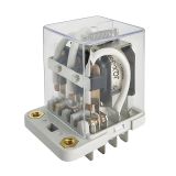 Реле електромагнитно силово бобина 24VDC 250VAC/40A 3PDT 3NO+3NC  JQX-38F