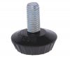 Plastic foot, ф27.5x28mm, for the loudspeaker, M8mm, black, with bolt
 - 1