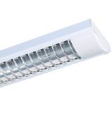 Fluorescent Lighting Fixture 2x18 W, T8, 220 VAC, open, IP21, 630 mm