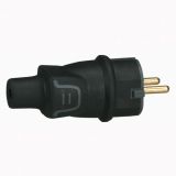 Rubber electrical plug schuko type, 16А, legrand 050342