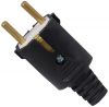 Electrical Schuko Plug, 16A, 250VAC, rubber - 1
