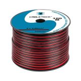 Speaker cable, 2x2.5mm2, Cu/aluminium (CAA), black/red, KAB0393, Cabletech