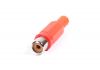 Cable connector RCA F, F-838 red - 1