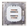 Electric switch, dimmer, Panasonic, 2A, 250VAC, built-in, white - 3