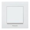 One-way switch, complete, Karre Plus, Panasonic, 10A, 250VAC, white, WKTC00012WH - 1