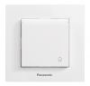 Power electrical socket with cover for children protection, Panasonic, 16А, 250VAC, white, built-in, schuko - 3