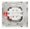 Single electrical switch, Panasonic, circuit 1, 10A, 250VAC, white, illuminated - 5
