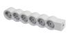 Power strip without cable 6 sockets, 16A, 230V, white, LEGRAND 694579
 - 2