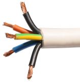 ШВПС кабел, 5х2.5mm2, бял