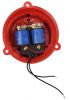 Fire bell, 12 VAC, 3" (75 mm), 83 dB, red - 3