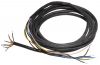 Power cable for air conditioner 3х2.5 + 3х1mm2 without plug, rubber 5.40m