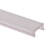 Diffuser for aluminum profile for LED strip, matt