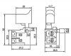 Електрически прекъсвач (ключ) за ръчни електроинструменти FA2-6/1B-11 6A/250VAC 1NO - 3